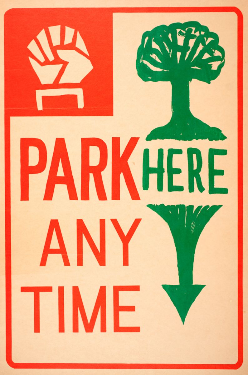 Park Here Poster