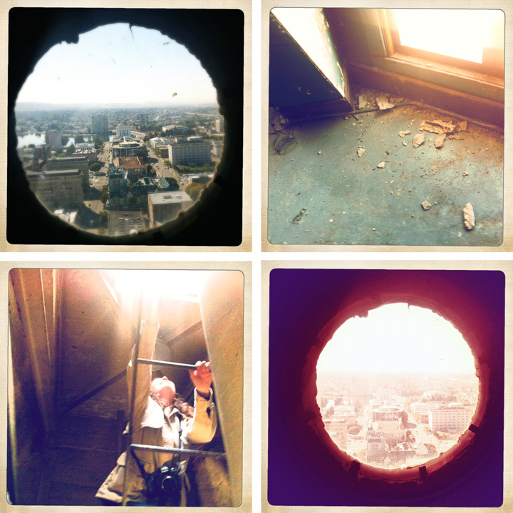 porthole collage